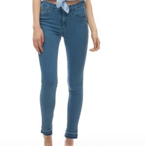 Yoga jeans - Rachel, cropped, raw hem